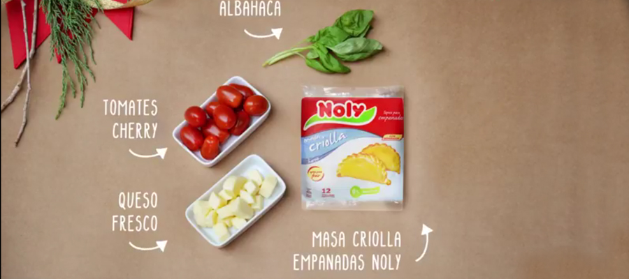 Panificados en bandejas en la planta de Noly