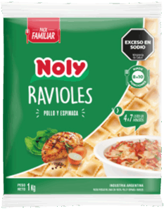 Ravioli de frango e espinafre