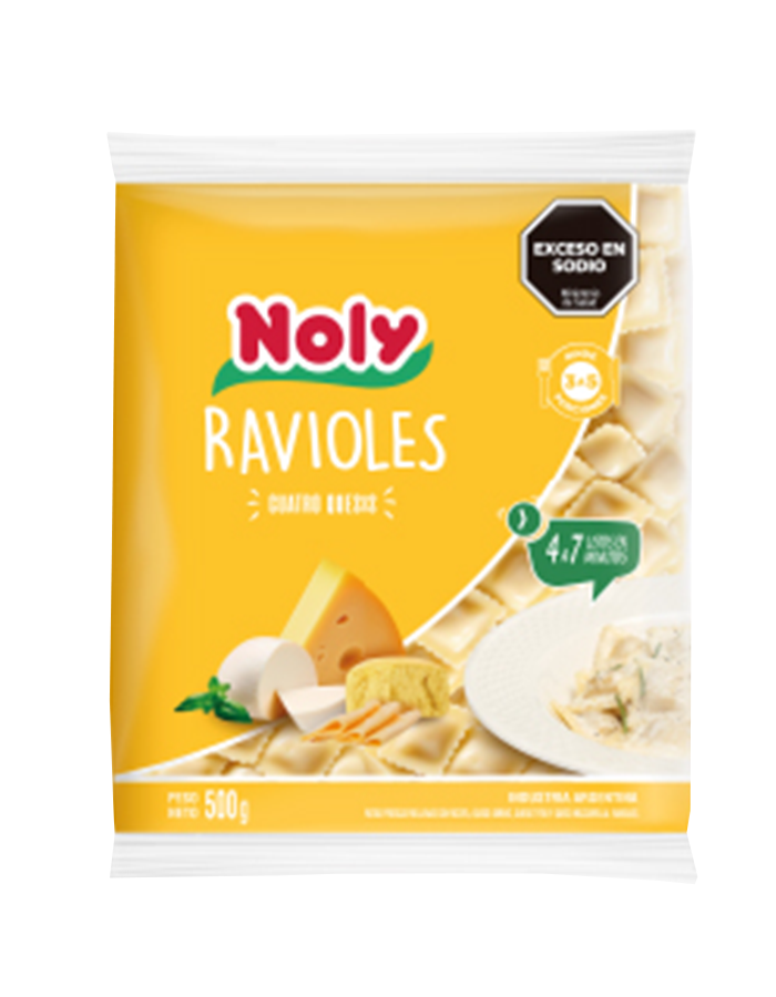 Ravioli de Ricota (Quatro Queijos)