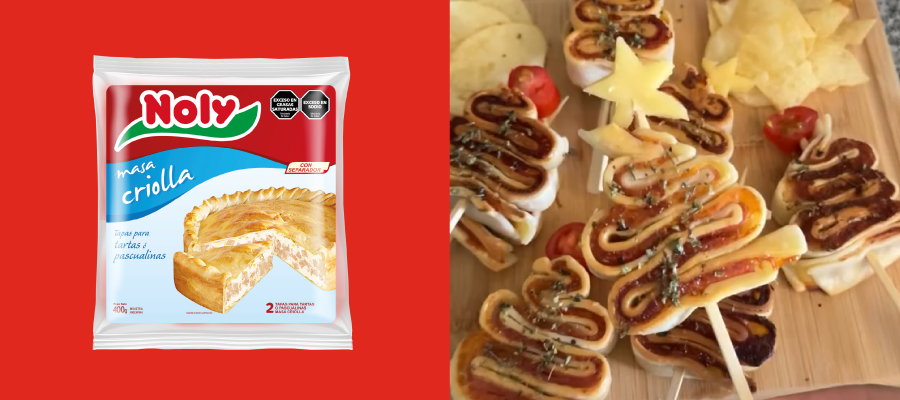 Panificados en bandejas en la planta de Noly