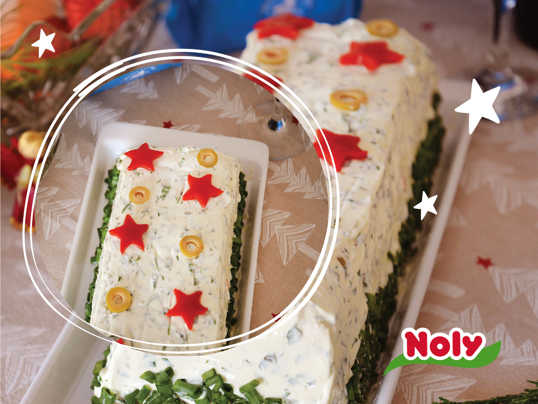 Budín frío navideño