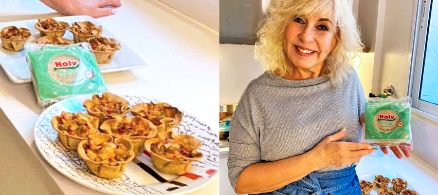 Panificados en bandejas en la planta de Noly