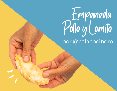 Empanadas de pollo y lomito
