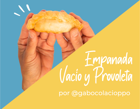 Empanadas de vacío y provoleta