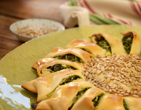 Girasol de Espinaca y Queso