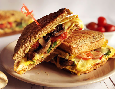 Pan con Salvado y Verduras