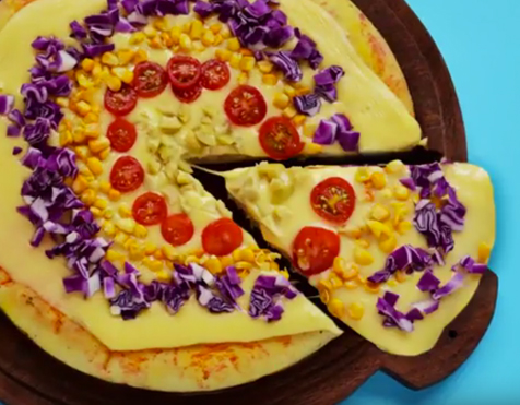 Pizza de colores