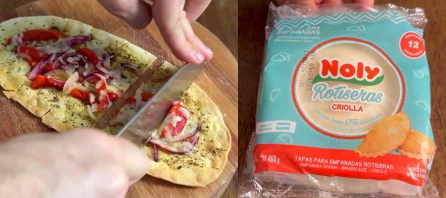 Panificados en bandejas en la planta de Noly