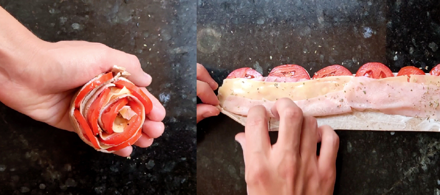 Panificados en bandejas en la planta de Noly