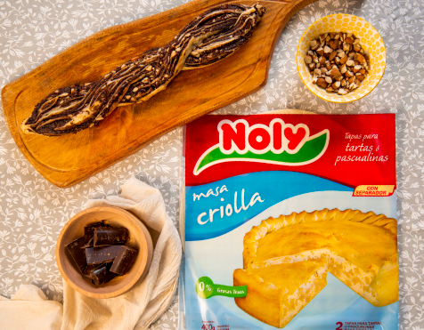 Rosca de Chocolate y Almendras