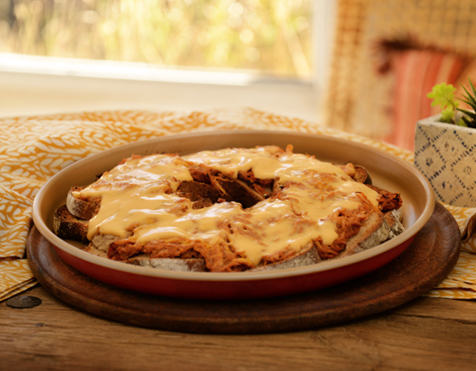 Rosca de Pollo, Barbacoa y Cheddar