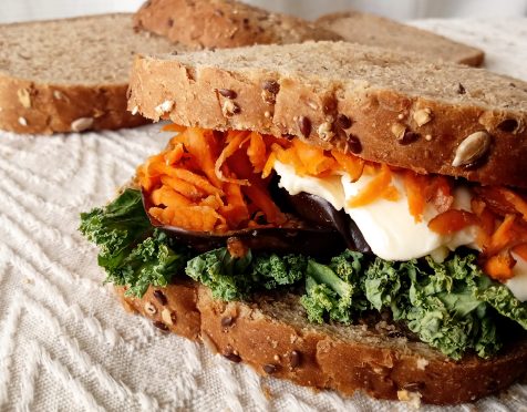 Sándwich de Berenjenas y Kale