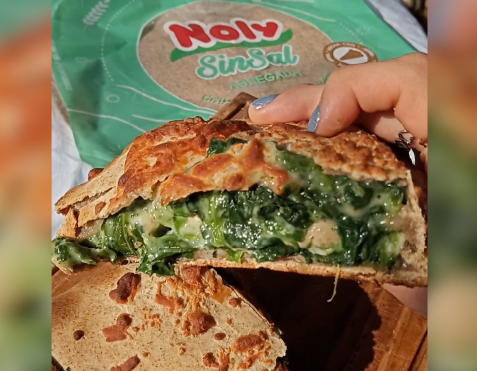 Tarta Integral de Espinaca y Salsa Blanca