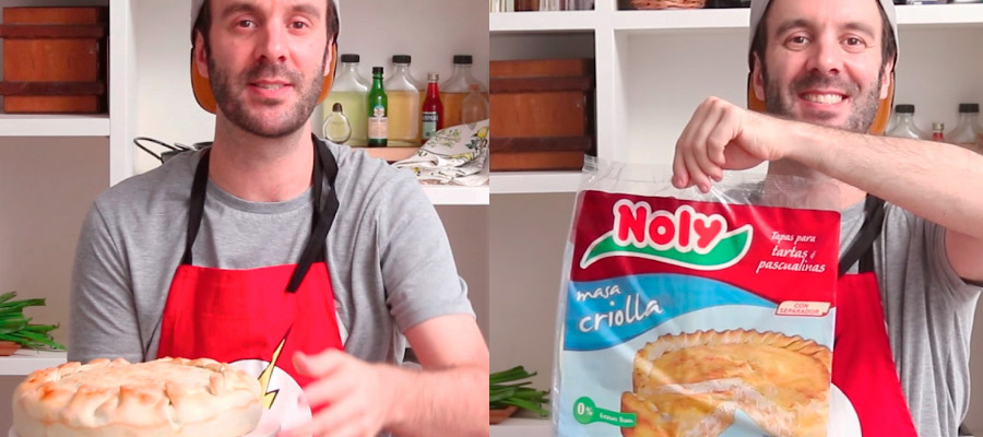 Panificados en bandejas en la planta de Noly